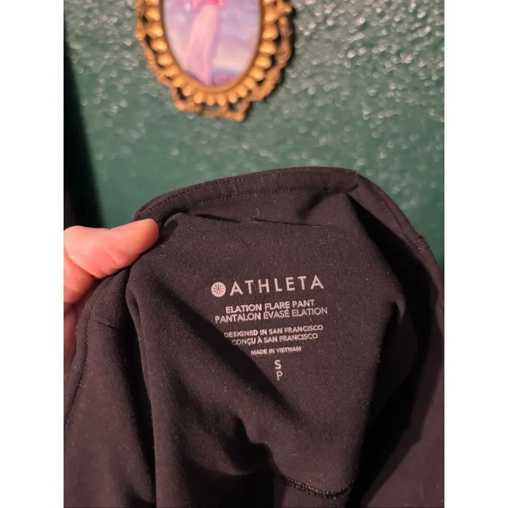 Athleta Black Elation Flare Pants Size Small